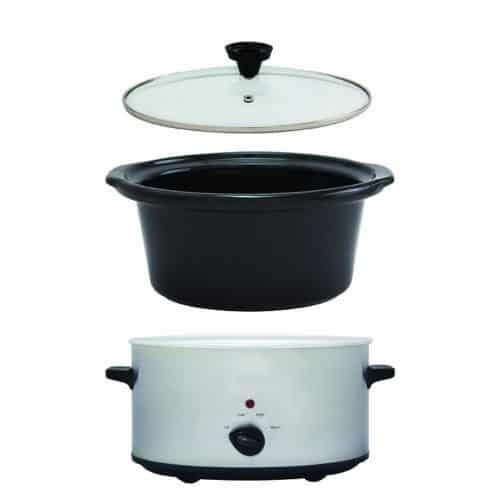 6 Qt. Stainless Steel Analog Slow Cooker SC-6-25