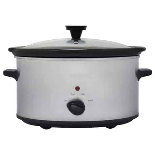 6 Qt. Stainless Steel Analog Slow Cooker SC-6-25