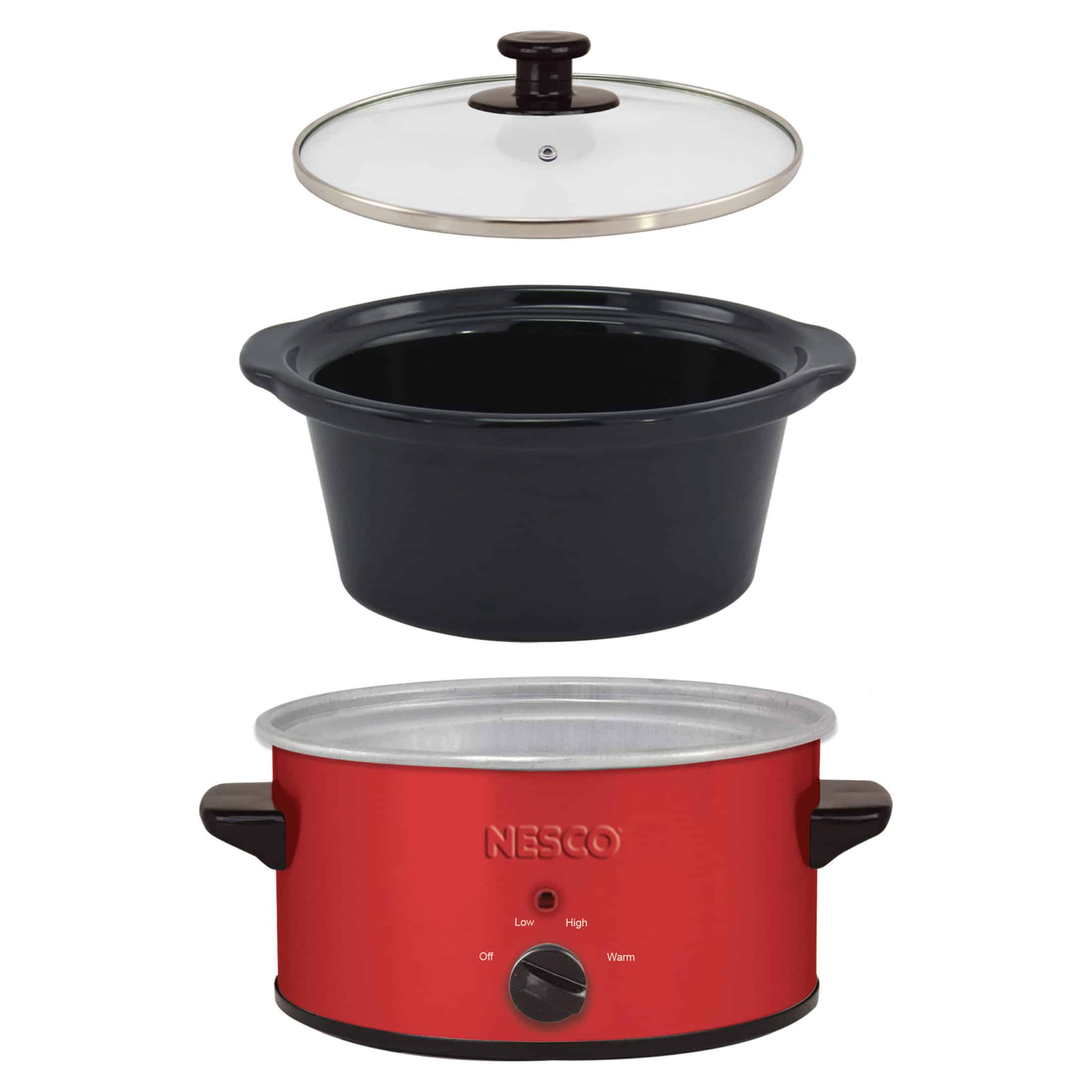 red slow cooker