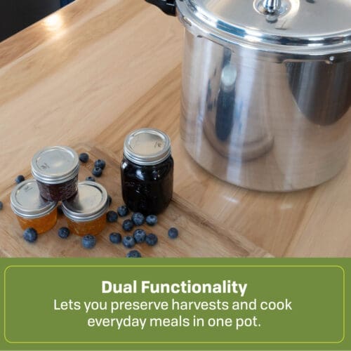 Manual Pressure Canner – 17 Quart MPC-16QT