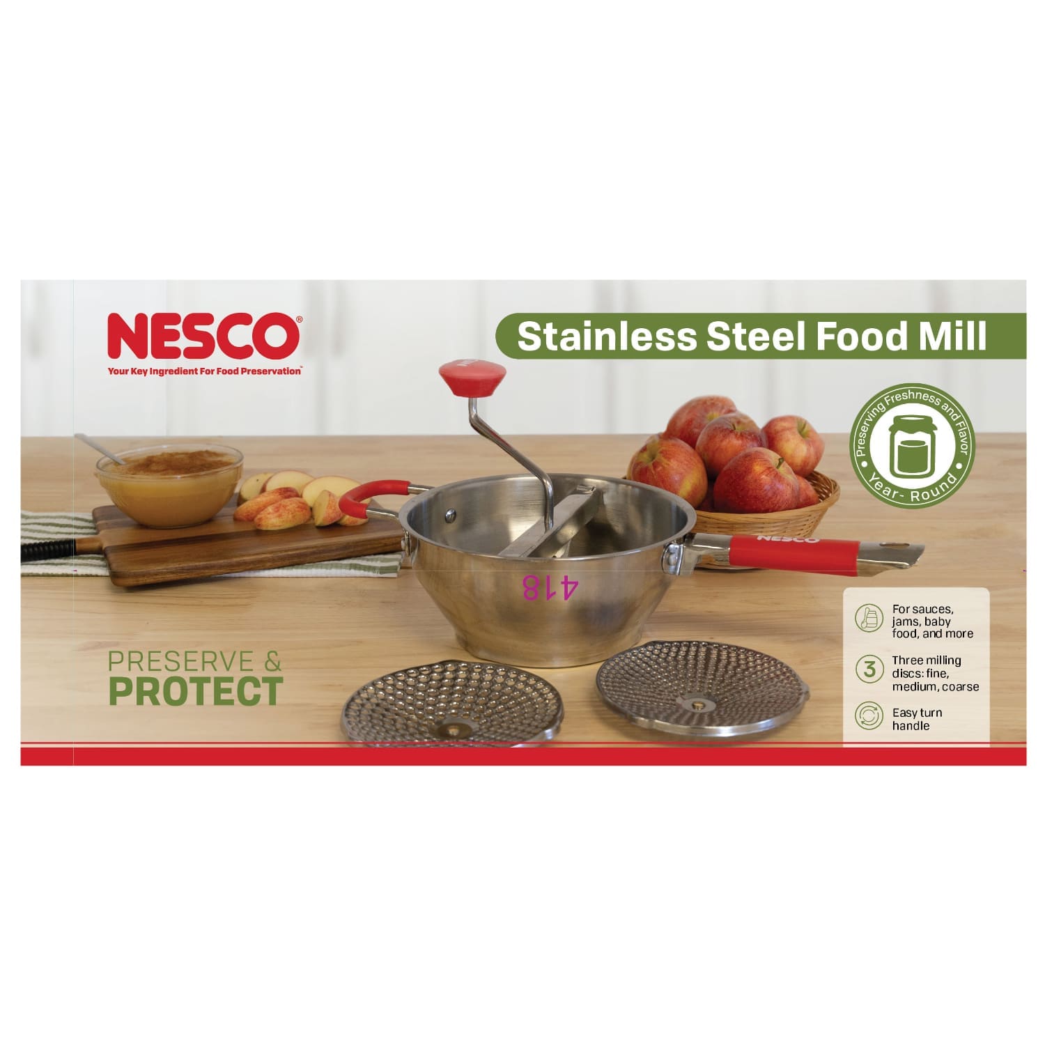 Stainless Steel Food Mill SSFM-1QT - Image 11
